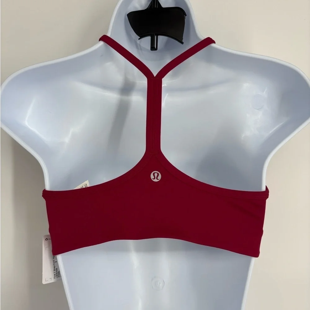 Lululemon Flow Y Wrap-Front High-Neck Bra